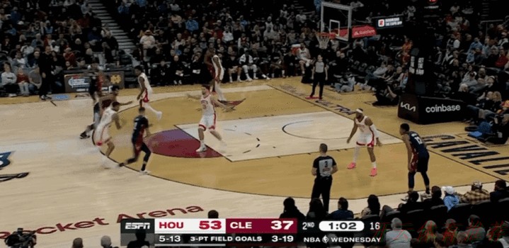 开云体育世界杯动态：申京28+11+7准三双亨特25+4 火箭力克骑士